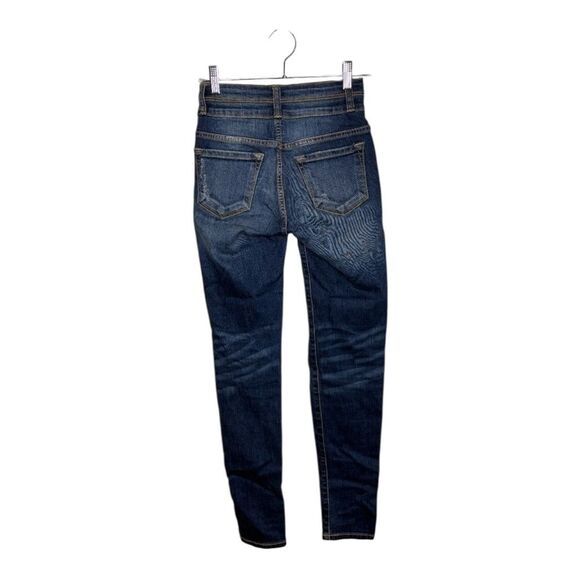 KanCan ripped skinny jeans with double button size 23 - Picture 4 of 6